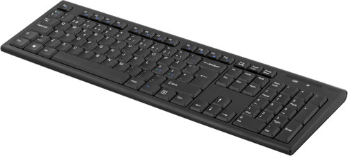 Deltaco TB-122 keyboard Home RF Wireless Nordic Black