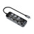 Deltaco USBC-HDMI30 laptop dock/port replicator USB Type-C Transparent