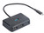Deltaco USBC-HUB203 interface hub USB Type-C 5000 Mbit/s Black