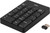 Deltaco TB-144 numeric keypad Universal RF Wireless Black