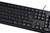 Deltaco TB-700 keyboard Mouse included Office USB Nordic Black