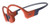 SHOKZ OpenSwim Pro Headset Wireless Neck-band Sports Bluetooth Black, Red