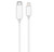 Microconnect USB3.1CL1 lightning cable 1 m White