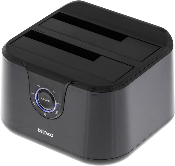 Deltaco MAP-GD35U3 storage drive enclosure Black