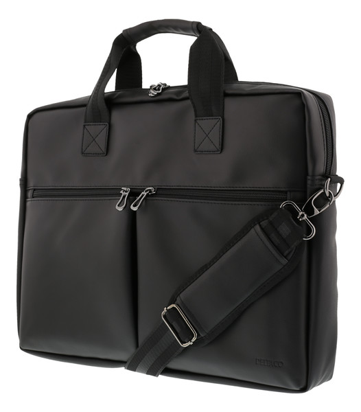 Deltaco NV-794 laptop case 39.6 cm (15.6") Briefcase Black