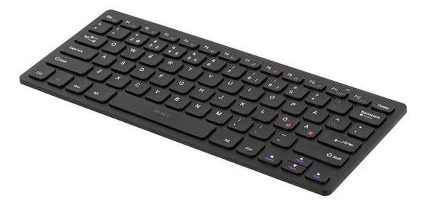 Deltaco TB-632 keyboard Universal RF Wireless Nordic Black