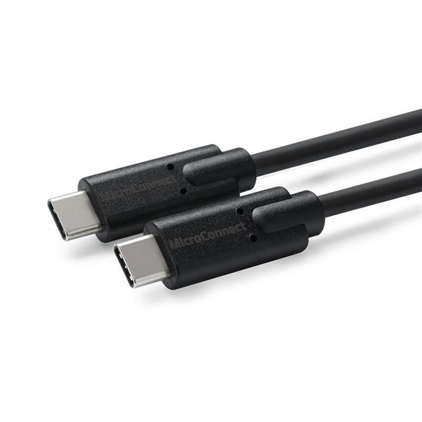 Microconnect USB3.2CC1 USB cable USB 3.2 Gen 2x2 1 m USB C 100 W Black