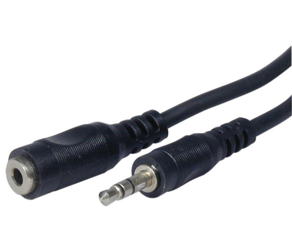 3,5 mm jack forlænger kabel 2,5 m.