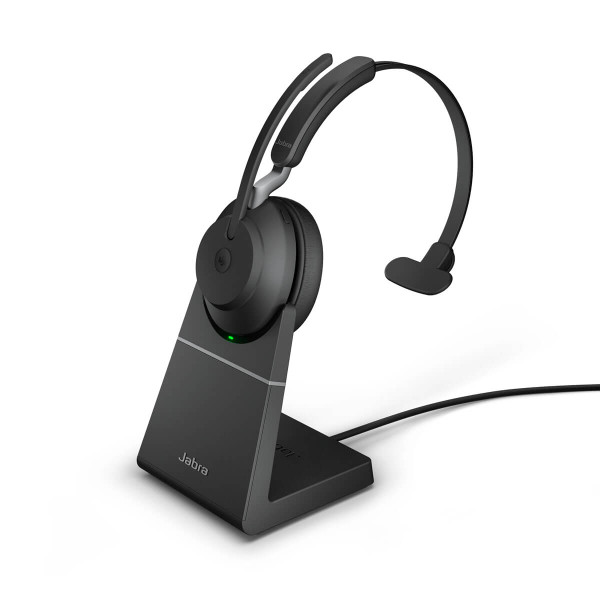 Jabra Evolve2 65 MS Mono USB-A Black with Deskstand