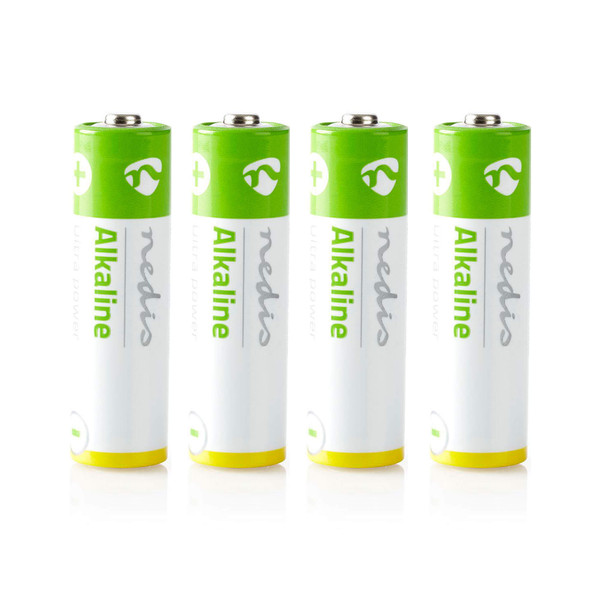 Nedis Alkaline Battery AA - 4 pieces