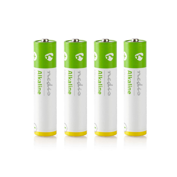 Nedis Alkaline Battery AAA - 4 pieces