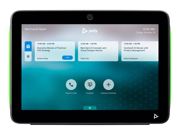 POLY TC10 – WHITE TOUCH PANEL FOR ROOM SCHEDULING