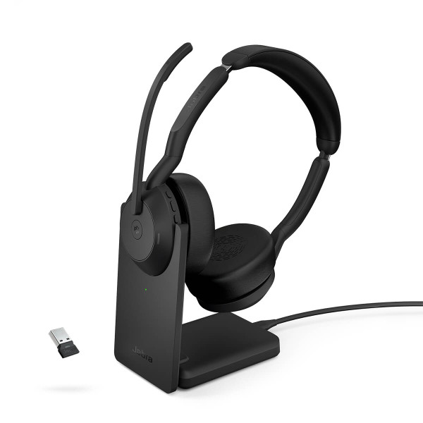 Jabra Evolve2 55 MS Stereo USB-A with Deskstand