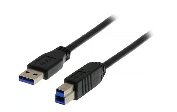 Deltaco Cable USB-A (M) to USB-B (M) 2 m. Black