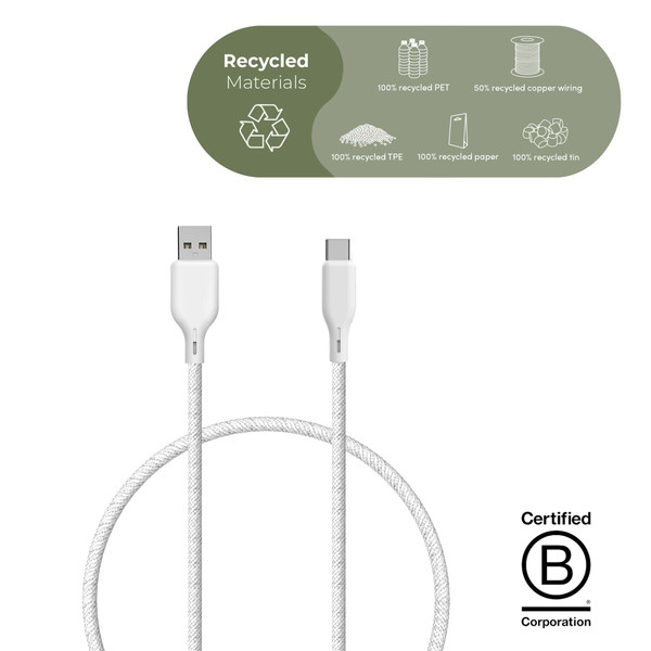 ESSENTIALS 60W USB-A to USB-C Cable, 1,2M 480MBPS