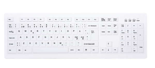 Cherry ActiveKey Keyboard membrane WL white Nordic