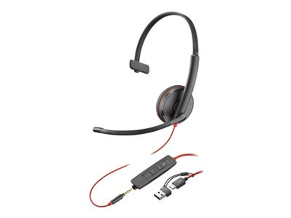 HP Poly Blackwire 3215 USB-C/A BULK