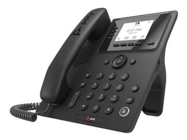HP Poly CCX 350 Business Phone MS and PoE-enabled