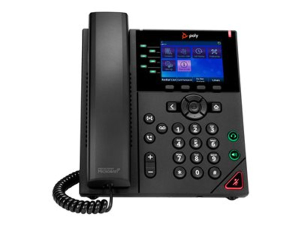 HP Poly VVX 350 6-Line IP Phone, PoE  GSA/TAA