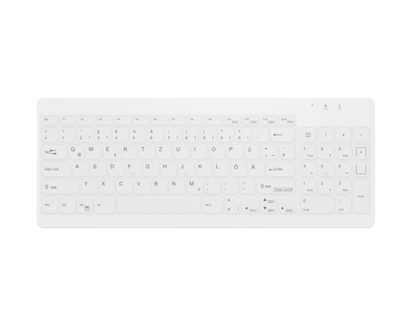 AK-C7012F-FUS-W/NOR, keyboard, IP68, hvid