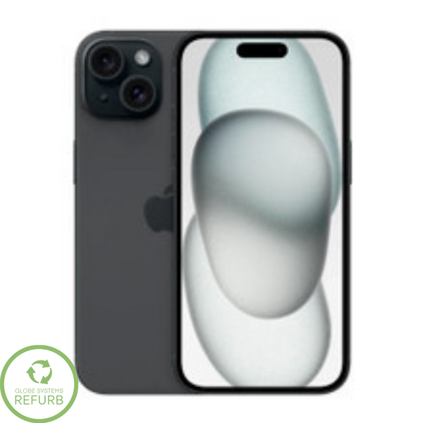 Refurbed Iphone 15 128 GB m. screen protect, cover