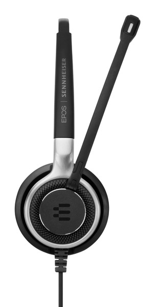EPOS IMPACT SC 635 Kabling Headset Sort Sølv