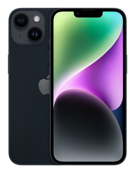 iPhone 14 128GB, Midnight, sort