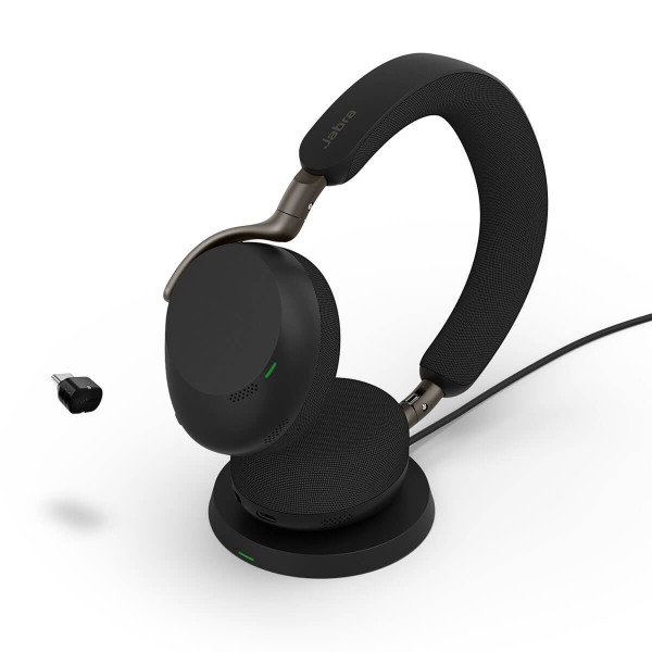 Jabra Evolve3 75 UC Stereo USB-C Black with Deskstand