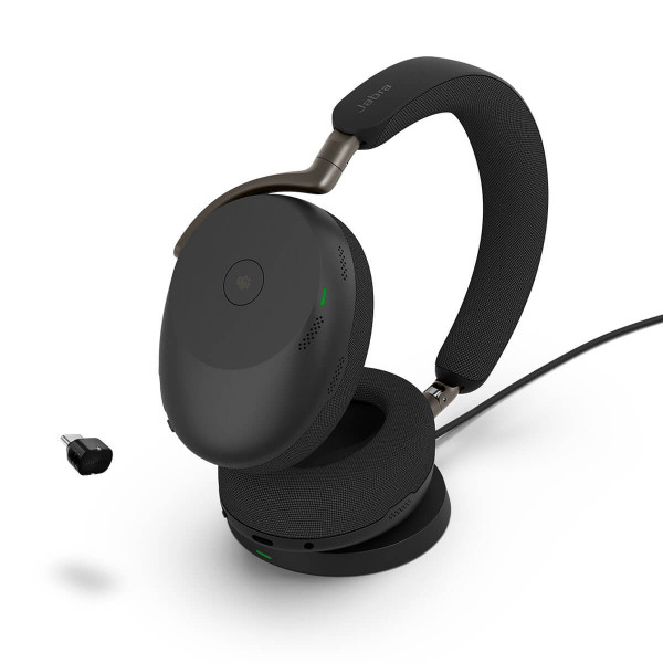 Jabra Evolve3 85 MS Stereo USB-C Black with Deskstand