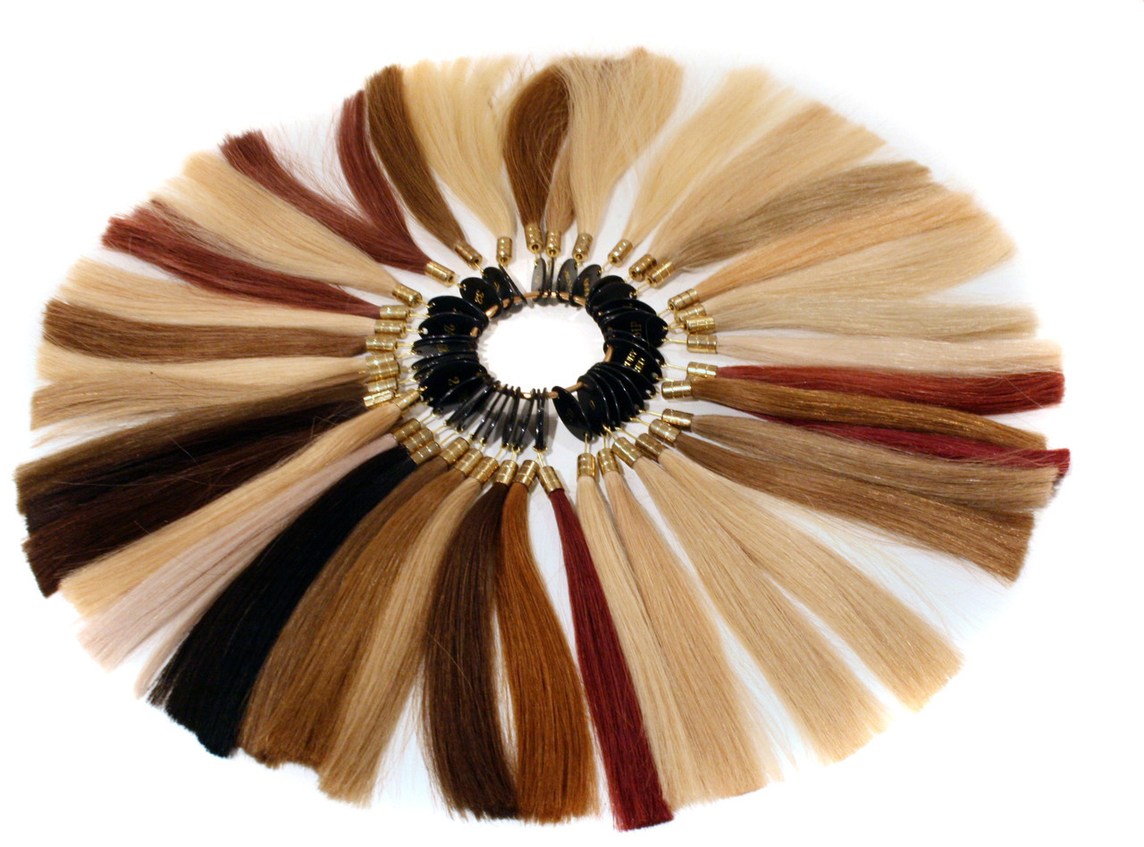 Pure Platinum Color Swatch Pure Platinum Hair Extensions