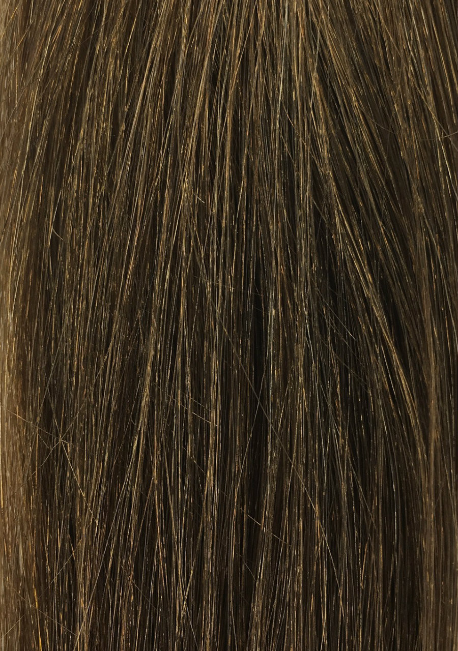 Color 3 Hand Tied Weft Hair Extensions 22 In Length Pure