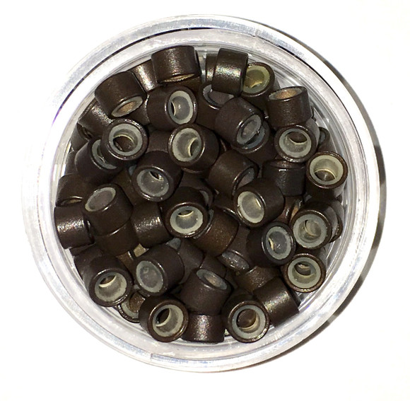 Silicone Lined- Brown Micro Rings