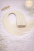 Aspen White - Naked Weft Hair Extension