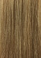 Color 8- Hand Tied HYBRID Weft Hair Extensions -18" in Length