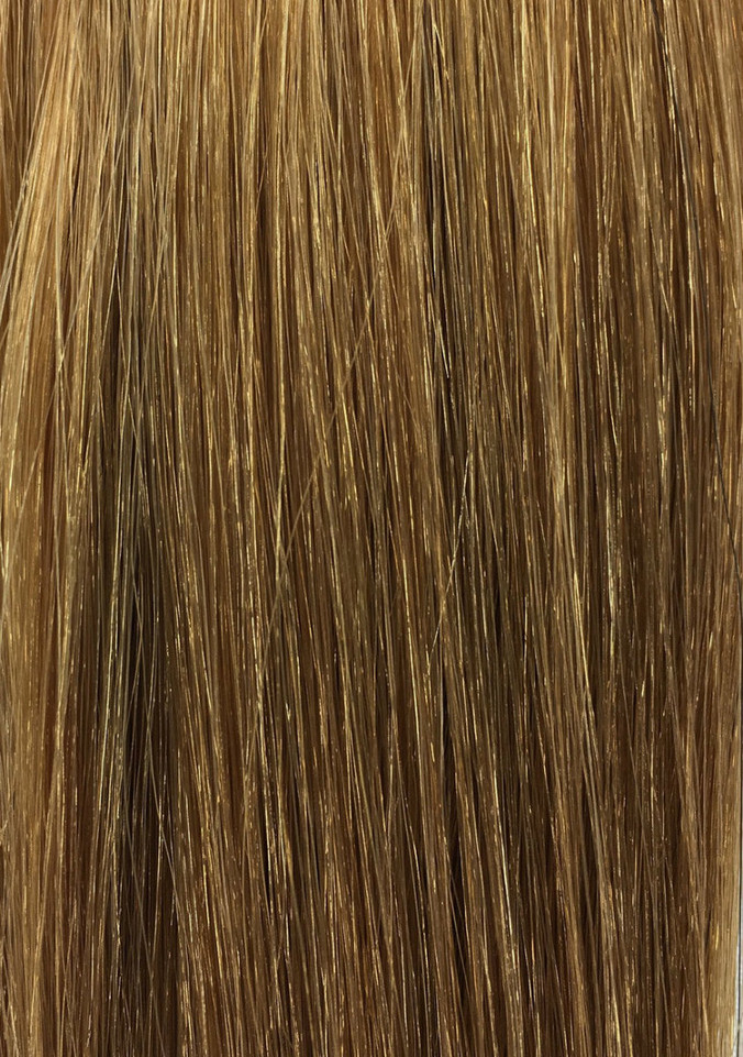 Color 30K- Hand Tied HYBRID  Weft Hair Extensions -18" in Length