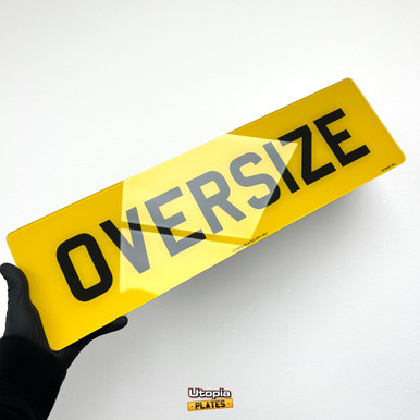 Oversize Rear Plate - For Range Rover, Jaguar, Bentley etc.