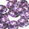 1.5" Sequins Dark Amethyst Quartz Crystal Gems Opaque