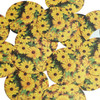 1.5" Sequins Yellow Daisy Floral Flower Opaque