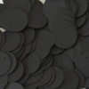 20mm Sequins Black Matte Silk Frost