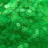 4mm Sequins Green Fluorescent Transparent See-Thru