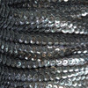 Sequin Trim 5mm Cup Hematite Shiny Gray Metallic