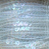 Sequin Trim 5mm Cup Crystal Rainbow Iris Iridescent Blue Hue