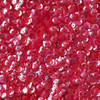 5mm Cup Sequins Red Crystal Rainbow Iris Iridescent