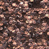 6mm Cup Sequins Bronze Brown Matte Silk Frost