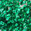 6mm Cup Sequins Green Metallic