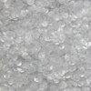 6mm Cup Sequins Crystal White Raw Silk Illusion