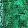 Sequin Trim 6mm Emerald Green Metallic