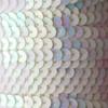 Sequin Trim 6mm White Aurora Pearl Rainbow Iris Opaque