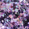 6mm Sequins Amethyst Purple Crystal Rainbow Iris Iridescent