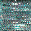 Sequin Trim 8mm Cup Bright Blue Transparent See-Thru